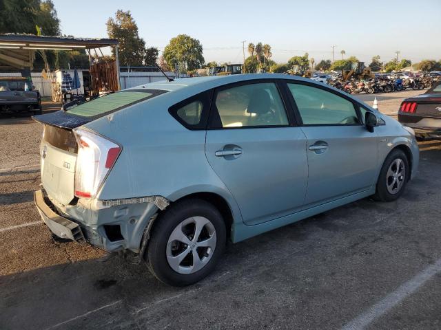 TOYOTA PRIUS 2015 teal  hybrid engine JTDKN3DU0F1896473 photo #4