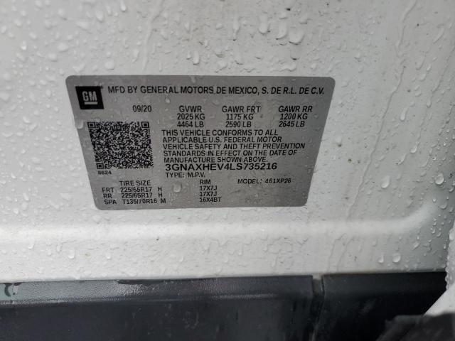 2020 CHEVROLET EQUINOX LS - 3GNAXHEV4LS735216