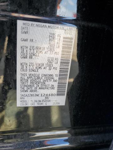 2022 NISSAN MURANO SV - 5N1AZ2BS3NC124480