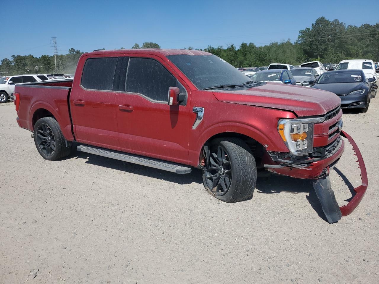 Lot #2918532694 2021 FORD F150 SUPER