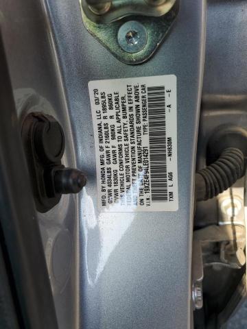 2020 HONDA INSIGHT TO 19XZE4F94LE014291