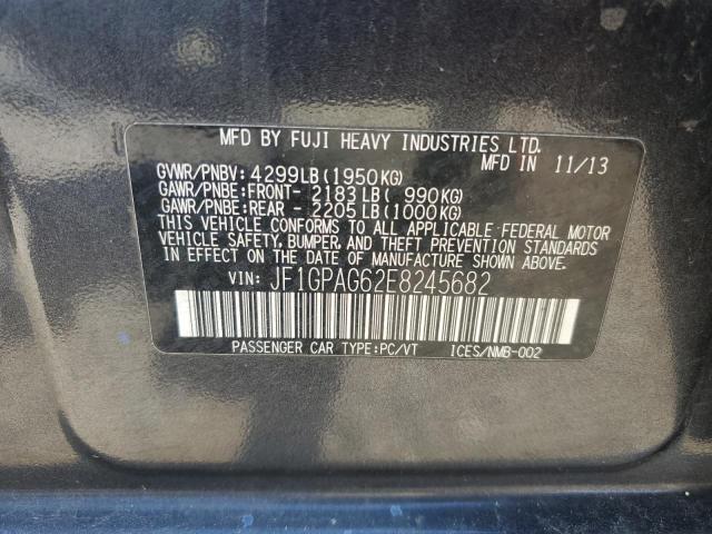 2014 SUBARU IMPREZA LI JF1GPAG62E8245682  70598304