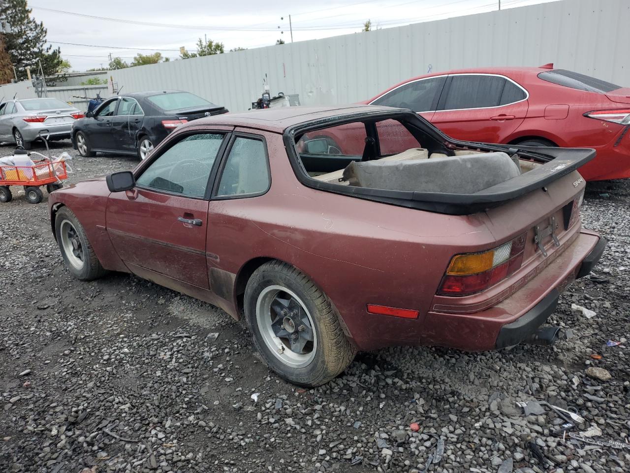 PORSCHE 944 1985 burgundy  gas WP0AA0943FN455900 photo #3