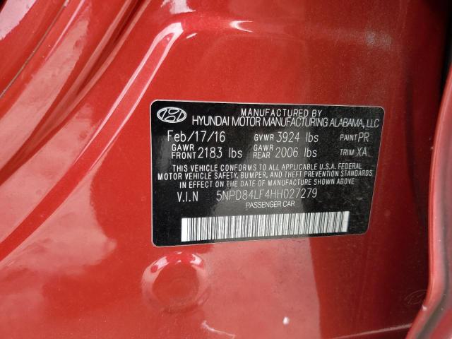 2017 HYUNDAI ELANTRA SE - 5NPD84LF4HH027279