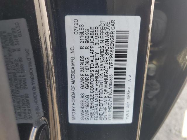 2020 HONDA ACCORD LX - 1HGCV1F10LA105853