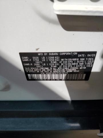 2023 SUBARU OUTBACK TO - 4S4BTGPD7P3219172