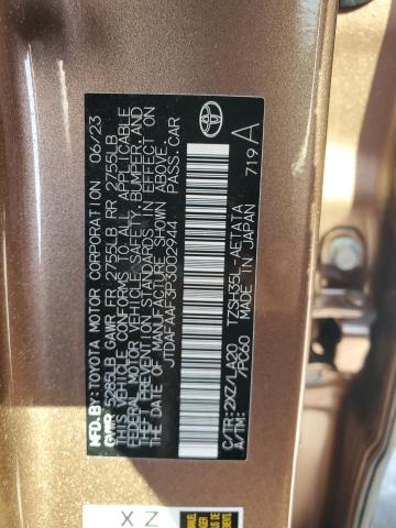 2023 TOYOTA CROWN PLAT - JTDAFAAF3P3002944