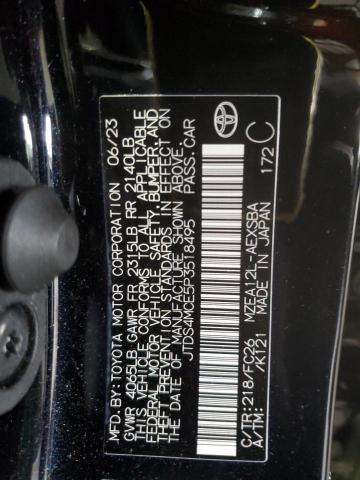 2023 TOYOTA COROLLA SE - JTDS4MCE5P3518495
