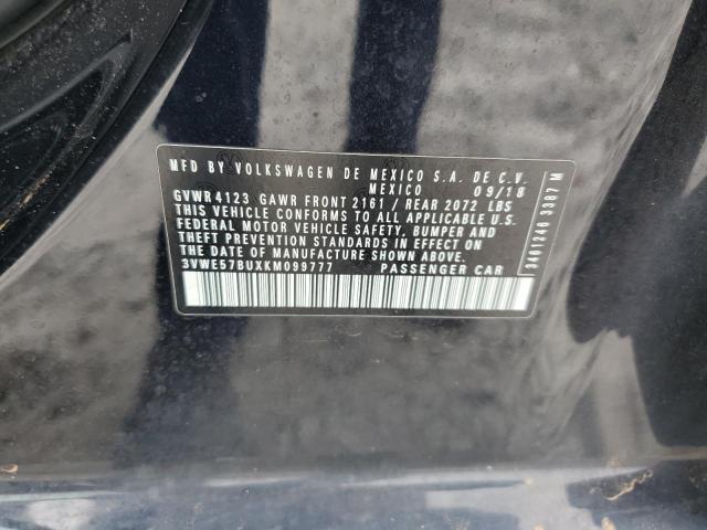 2019 VOLKSWAGEN JETTA SEL - 3VWE57BUXKM099777