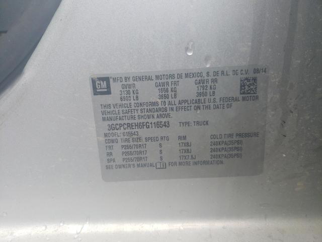 2015 CHEVROLET SILVRDO LT - 3GCPCREH6FG116543