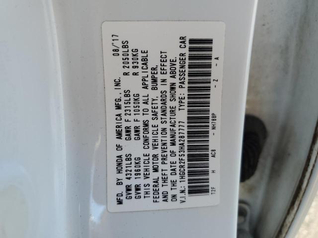 2017 HONDA ACCORD SPO - 1HGCR2F53HA287777