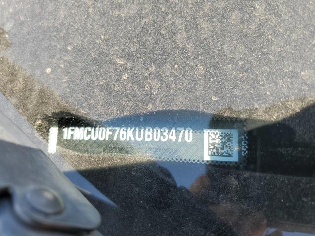 2019 FORD ESCAPE S - 1FMCU0F76KUB03470