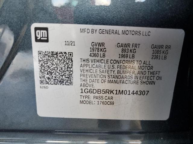 2021 CADILLAC CT4 PREMIU - 1G6DB5RK1M0144307