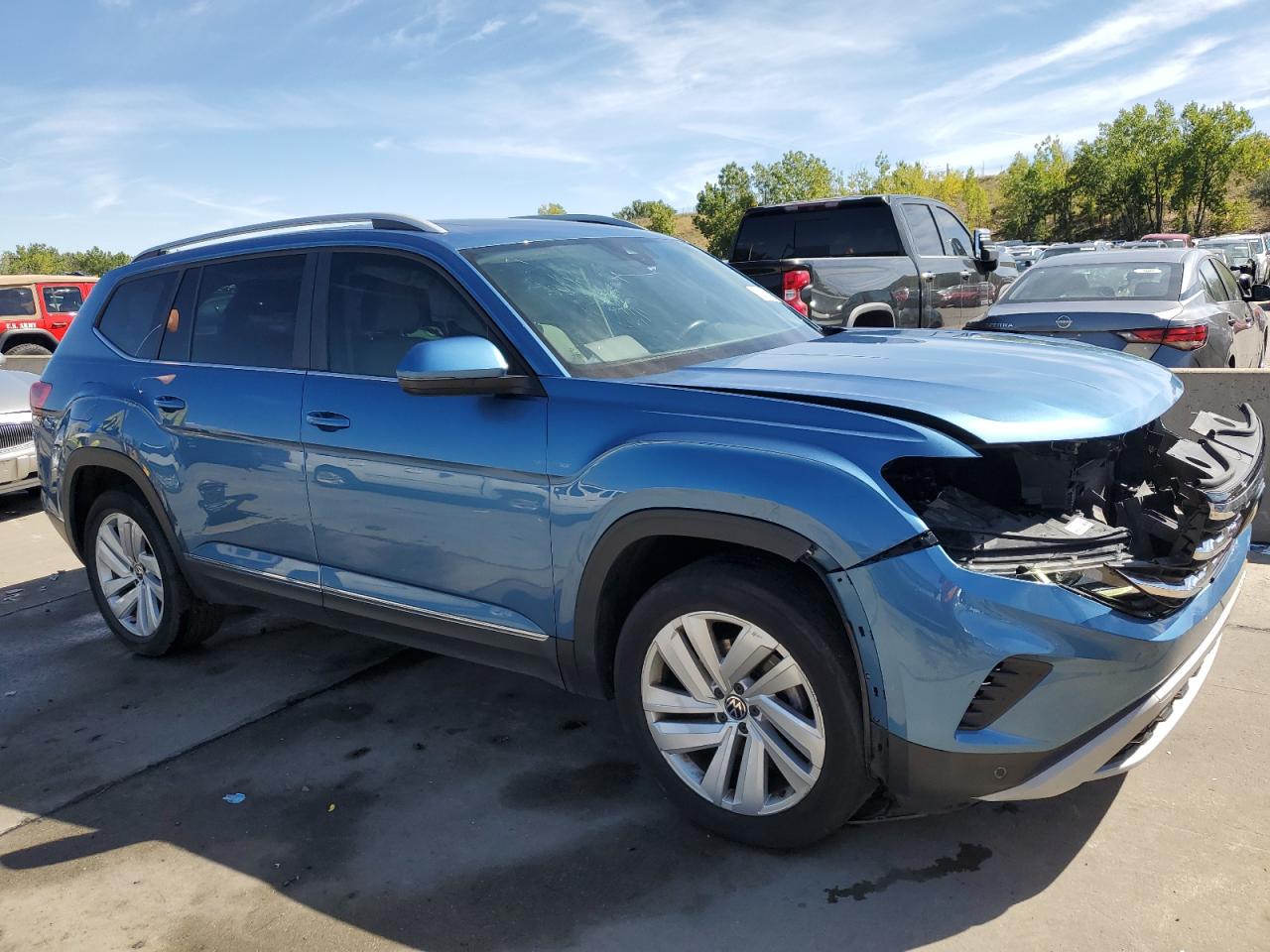 Lot #2907653630 2021 VOLKSWAGEN ATLAS SEL