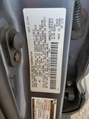 2004 TOYOTA 4RUNNER SR JTEZU14R740027515  69774154