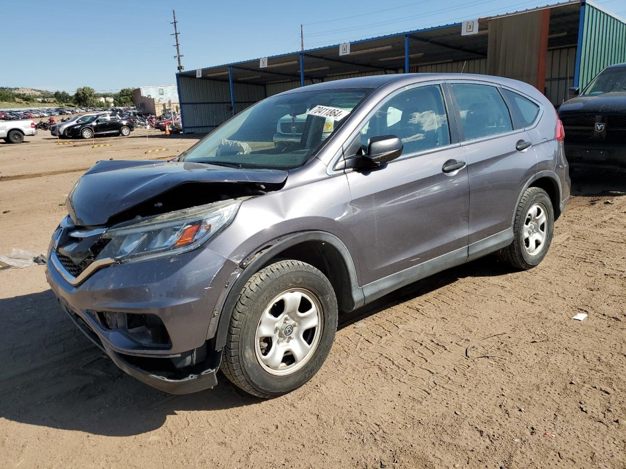 Lot #2869955574 2016 HONDA CR-V LX