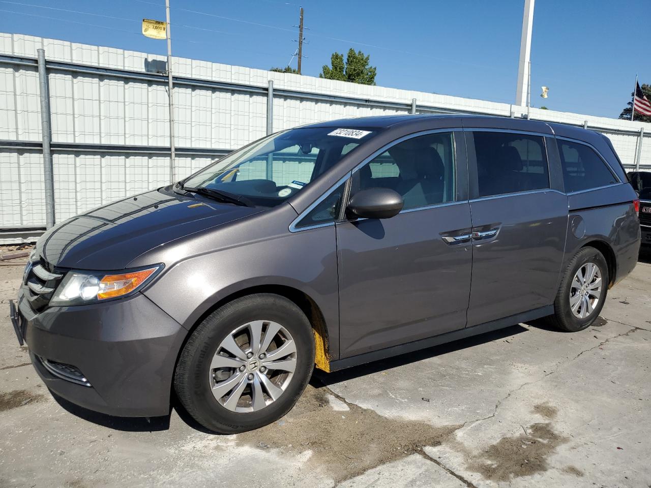 Lot #2888835445 2016 HONDA ODYSSEY EX