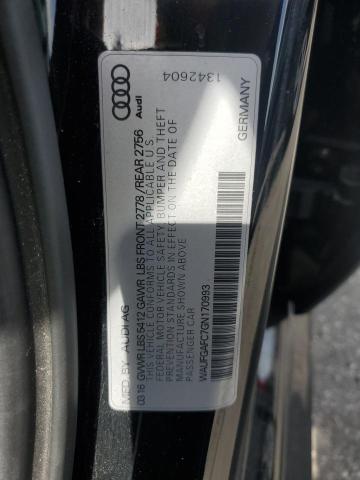 2016 AUDI A6 PREMIUM - WAUFGAFC7GN170993