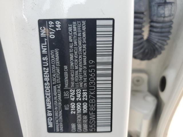 2019 MERCEDES-BENZ C 300 4MAT - 55SWF8EB7KU306519