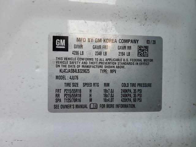 VIN KL4CJASB4LB329625 2020 BUICK ENCORE no.12