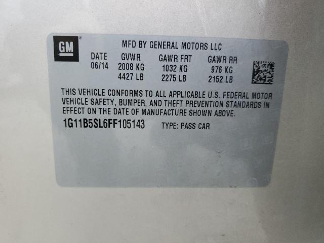 2015 CHEVROLET MALIBU LS - 1G11B5SL6FF105143