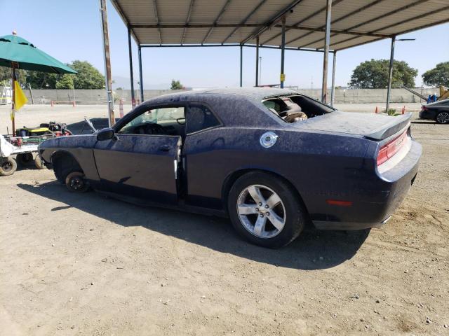 DODGE CHALLENGER 2013 blue coupe flexible fuel 2C3CDYAGXDH692284 photo #3