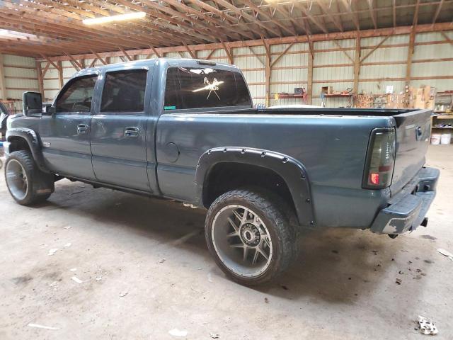 CHEVROLET SILVERADO 2007 blue crew pic diesel 1GCHK23D97F179055 photo #3