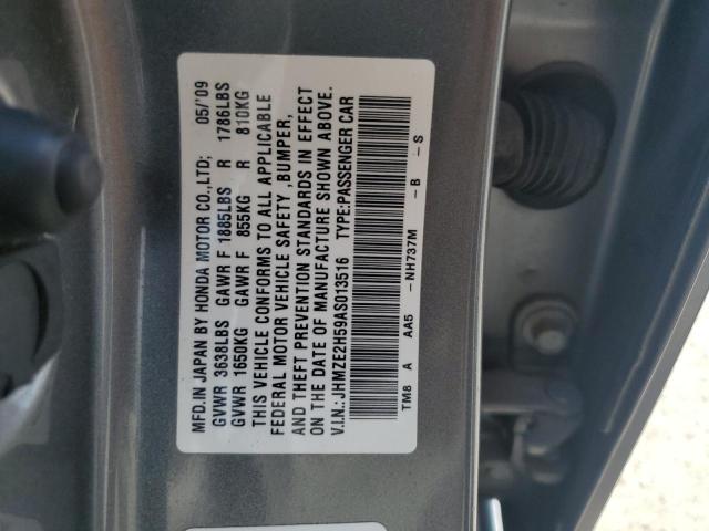 2010 HONDA INSIGHT LX JHMZE2H59AS013516  70436334