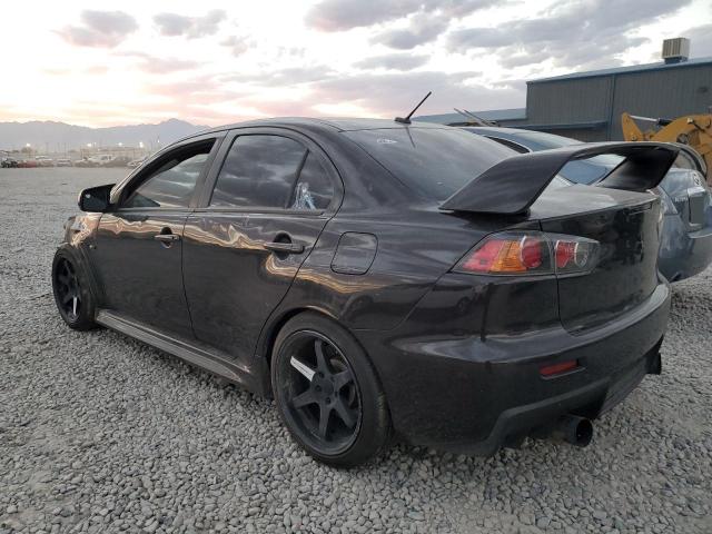 MITSUBISHI LANCER EVO 2014 black  gas JA32W8FV1EU014884 photo #3