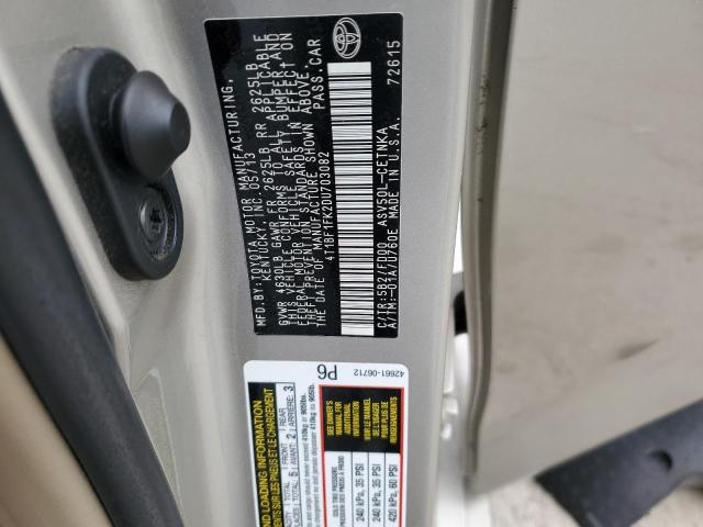 VIN 4T1BF1FK2DU703082 2013 Toyota Camry, L no.12