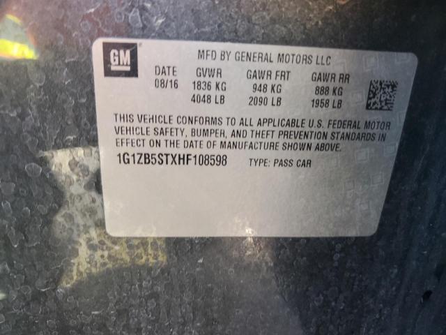 2017 CHEVROLET MALIBU LS - 1G1ZB5STXHF108598