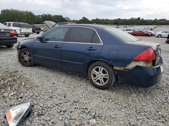 HONDA ACCORD EX 2007 blue  gas 1HGCM56727A075484 photo #3