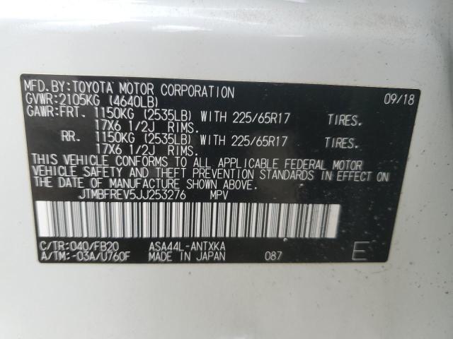 2018 TOYOTA RAV4 LE - JTMBFREV5JJ253276