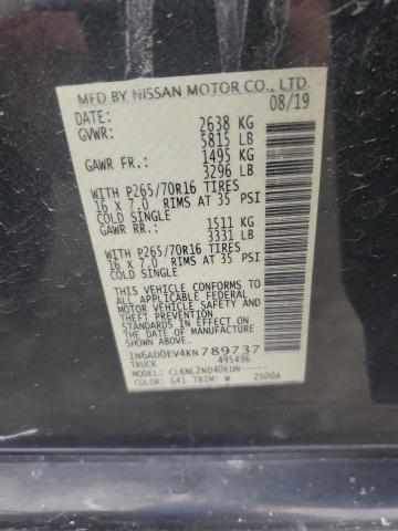 2019 NISSAN FRONTIER S - 1N6AD0EV4KN789737