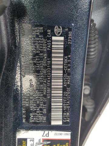 VIN 4T1BF1FK4EU331181 2014 Toyota Camry, L no.12