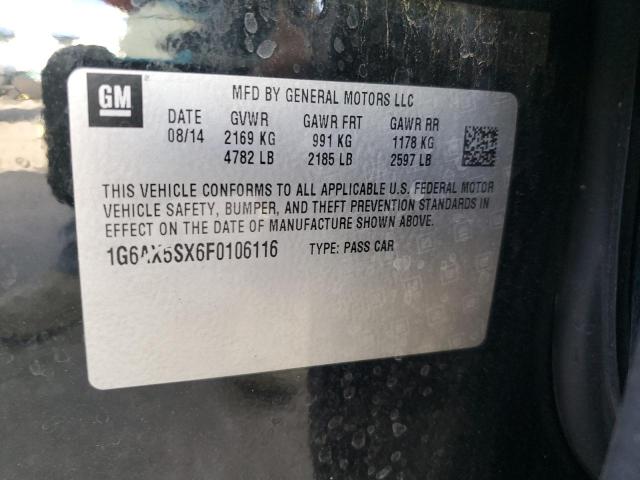 2015 CADILLAC CTS LUXURY - 1G6AX5SX6F0106116