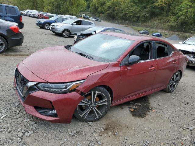 NISSAN SENTRA SR 2021 red  gas 3N1AB8DV9MY216463 photo #1