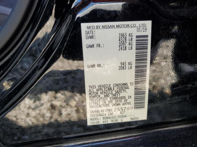2019 NISSAN ALTIMA S - 1N4BL4BV9KC255799