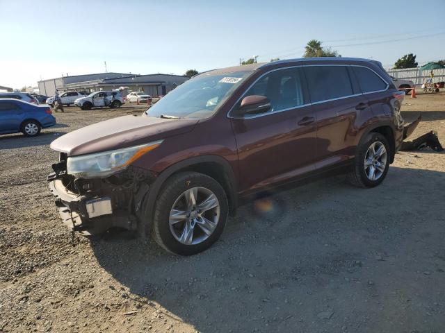 VIN 5TDDKRFH6ES015541 2014 Toyota Highlander, Limited no.1