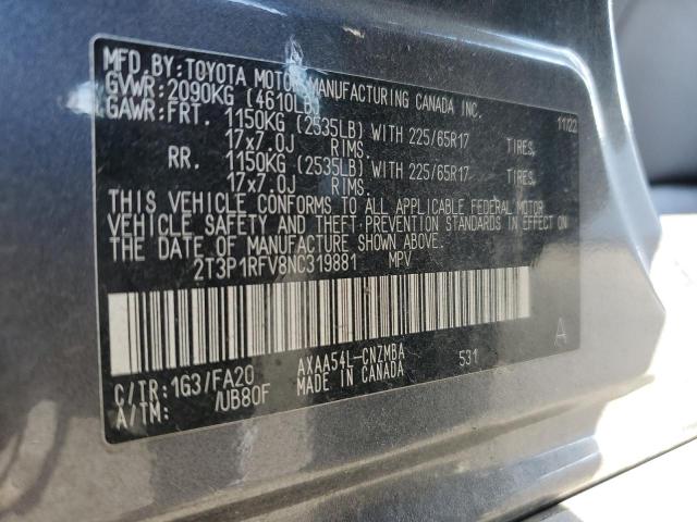 2022 TOYOTA RAV4 XLE - 2T3P1RFV8NC319881