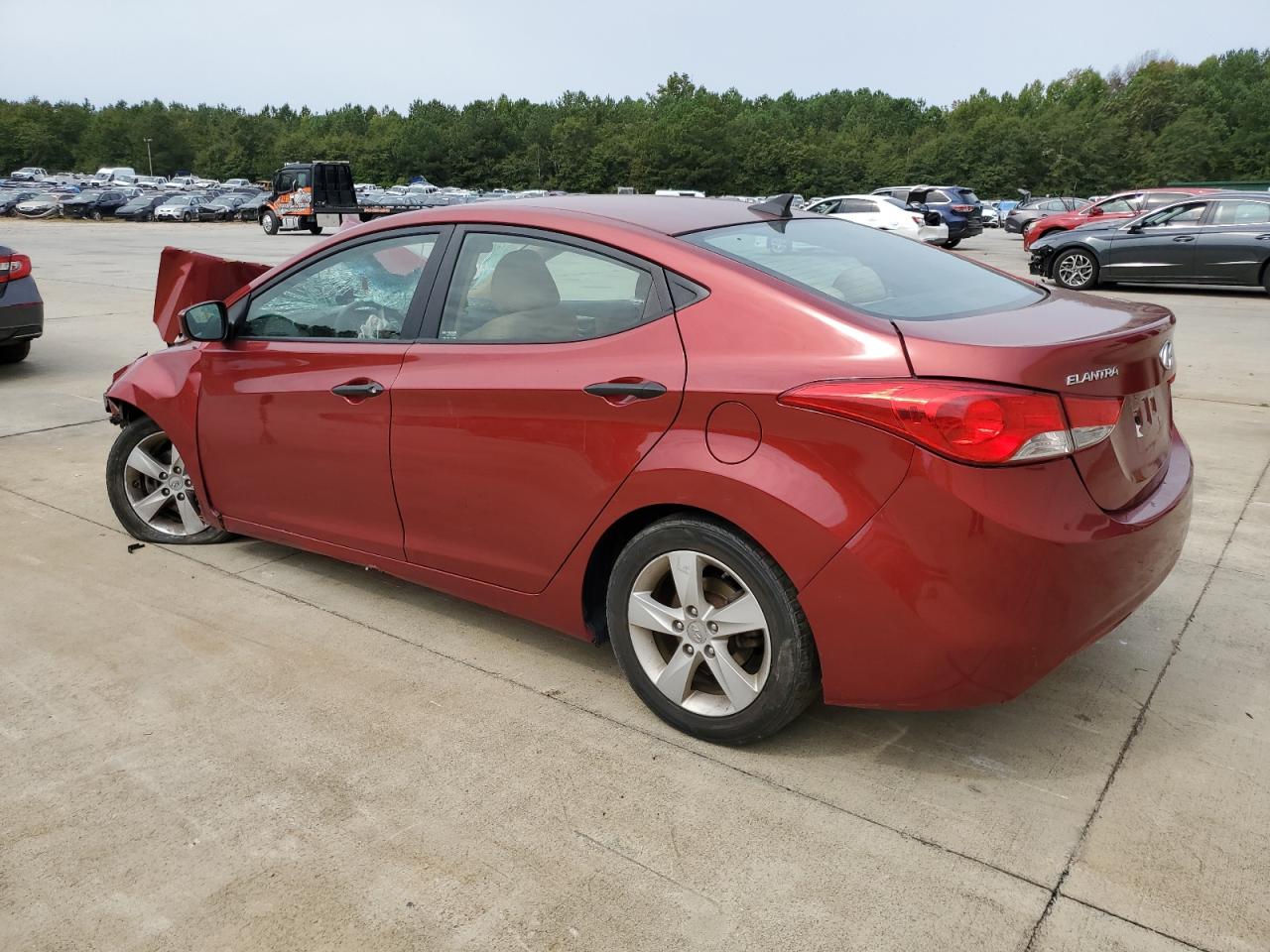 Lot #2909515333 2013 HYUNDAI ELANTRA GL