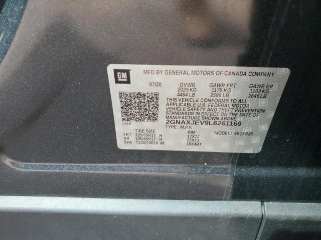 2020 CHEVROLET EQUINOX LT - 2GNAXJEV9L6261169