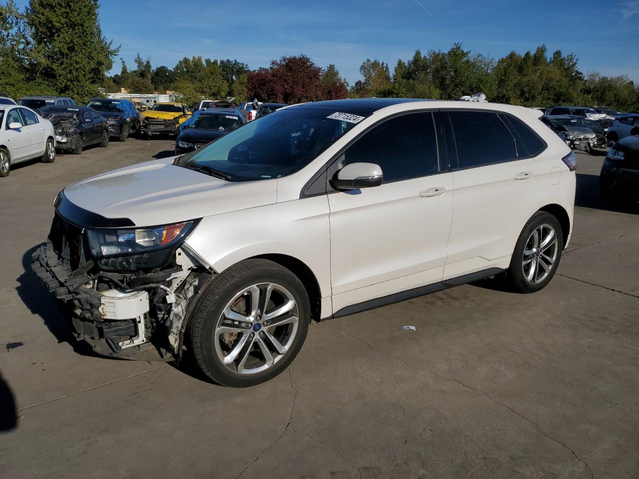 Lot #2953115625 2016 FORD EDGE SPORT