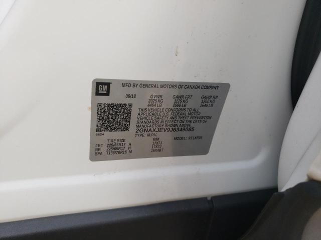 2018 CHEVROLET EQUINOX LT - 2GNAXJEV9J6349085