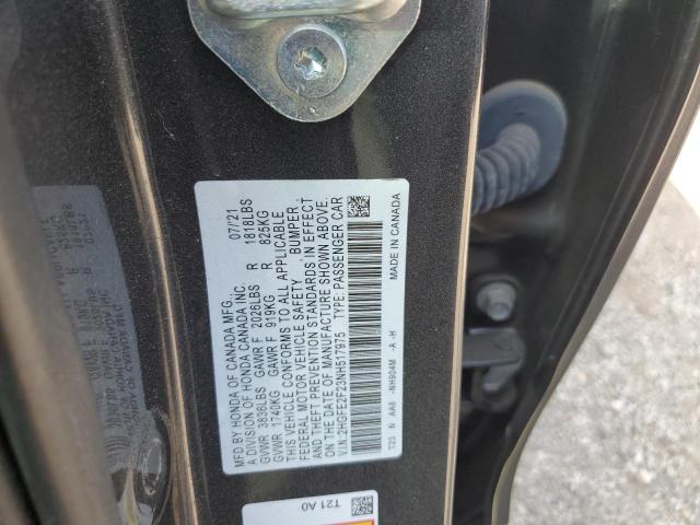 2022 HONDA CIVIC - 2HGFE2F23NH517975