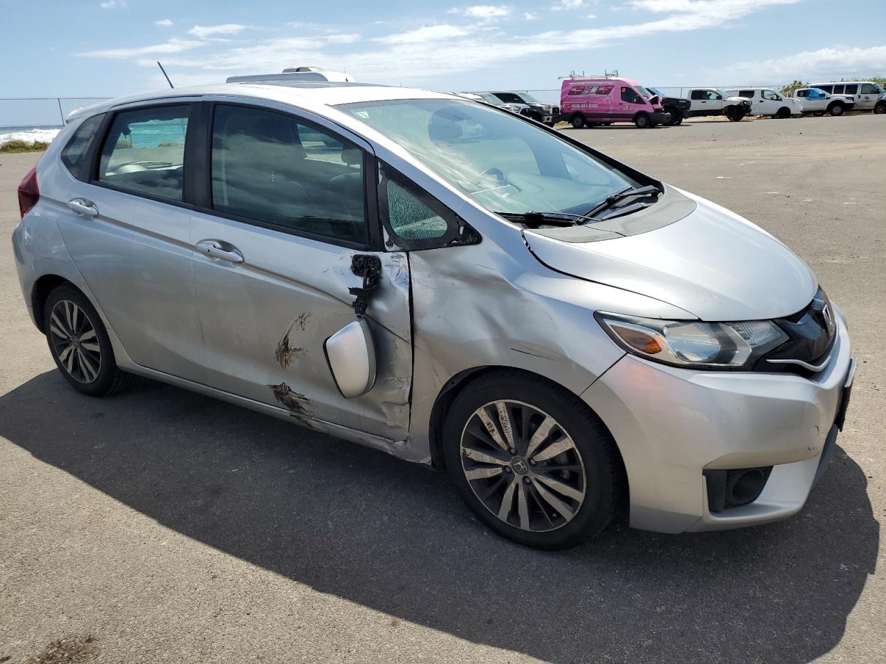 Lot #2893654843 2015 HONDA FIT EX