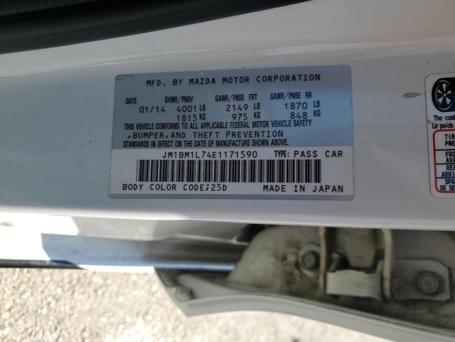 VIN JM1BM1L74E1171590 2014 Mazda 3, Touring no.12