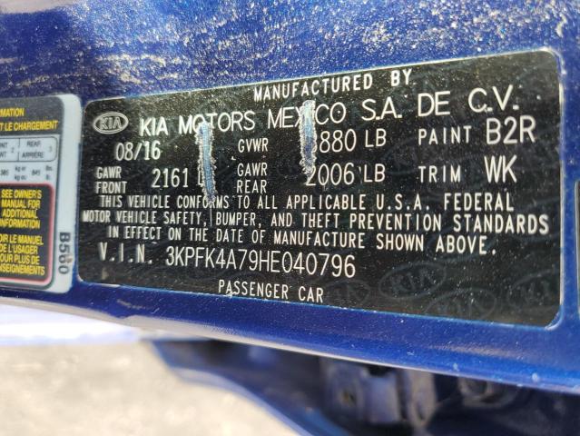 2017 KIA FORTE LX - 3KPFK4A79HE040796