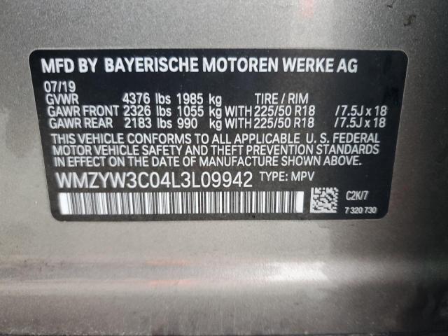 2020 MINI COOPER COU - WMZYW3C04L3L09942
