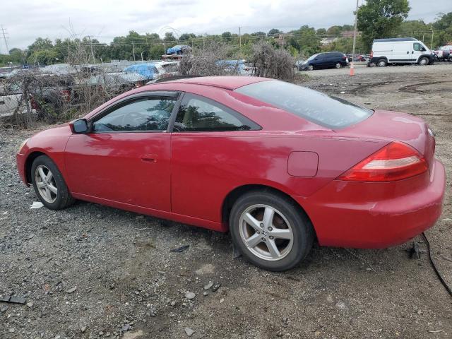 HONDA ACCORD EX 2003 red  gas 1HGCM71793A023878 photo #3